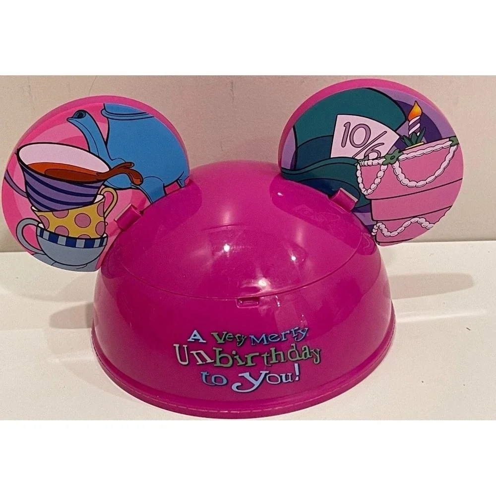 Unbirthday Ear Hat‎ Mickey Mouse Ice Cream Sundae Bowl Disneyland Earhat Alice
